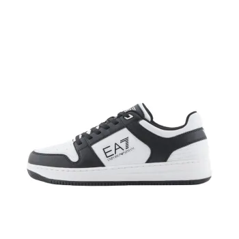 EMPORIO ARMANI EA7 Low Top Casual Shoes Men's Black White