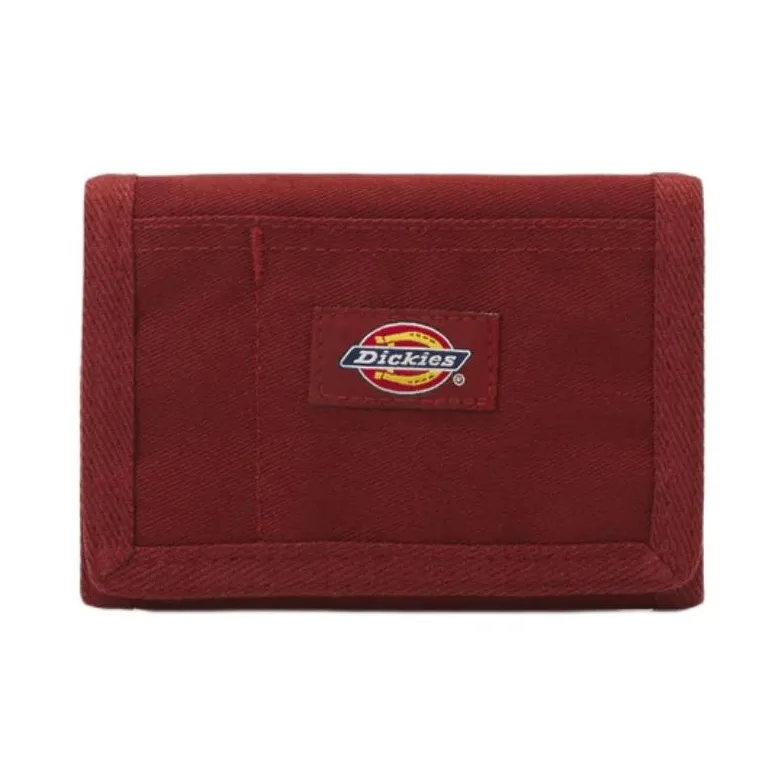 Dickies Cotton Wallet Unisex Burnt Brick Red-0