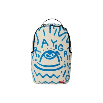 SPRAYGROUND Shereen Jenkins Collaboration Canvas Canvas Bag Backpack Regular Unisex Blue