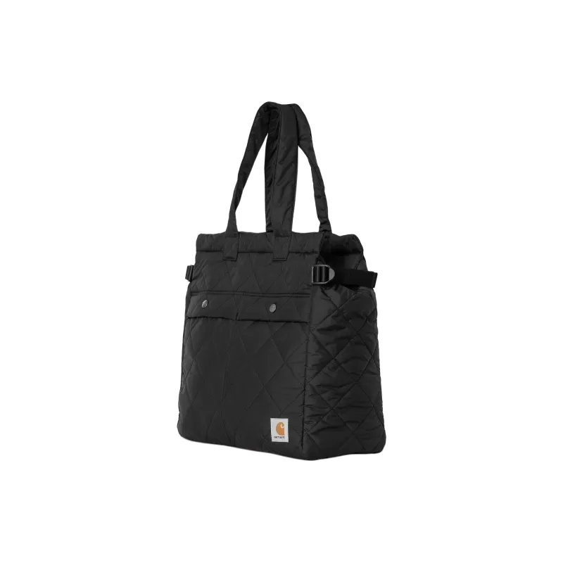 Carhartt WIP Polyester Tote Bag Shopping Bag Shoulder Bag Handbag Unisex Black-1