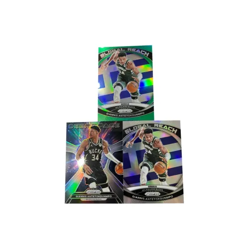 PANINI Bucks Core Letter Bro Prizm Collection Refractor Complete Set Star Cards Rare Sports Cards 3 Pcs