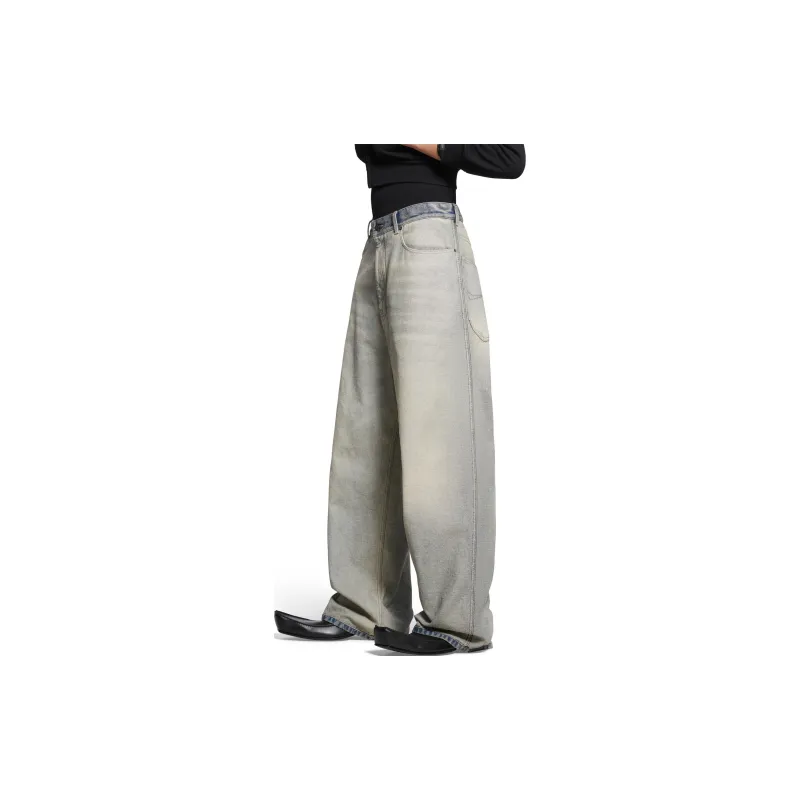 Balenciaga Mid Waisted Baggy Jeans-5