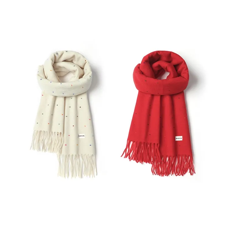 Yalu Preferred Polyester Knit Scarves Unisex Versatile Multicolor-6