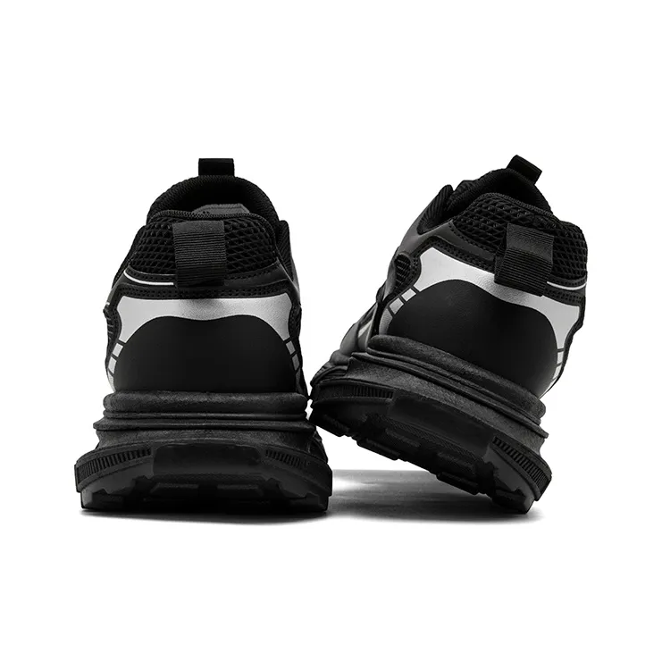 OUWENHEIMANBA Height Increasing Wear-Resistant Breathable Low-Top Chunky Sneakers Men's-2