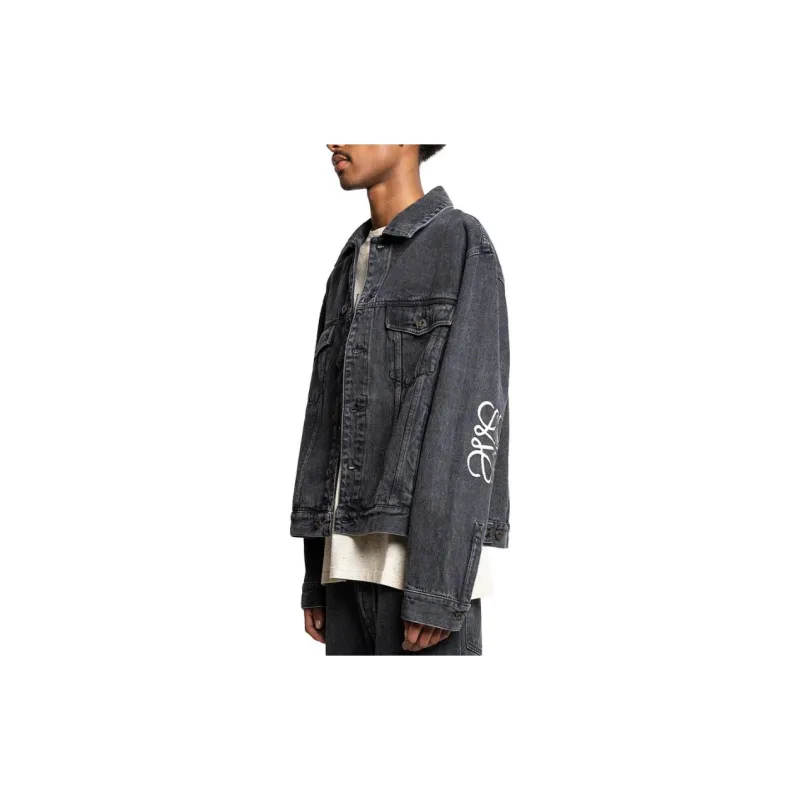 LOEWE Anagram Denim Jacket-4
