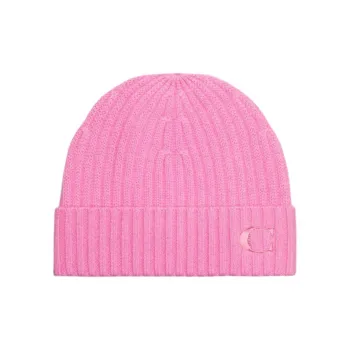 COACH Cashmere Beanies Unisex Pink