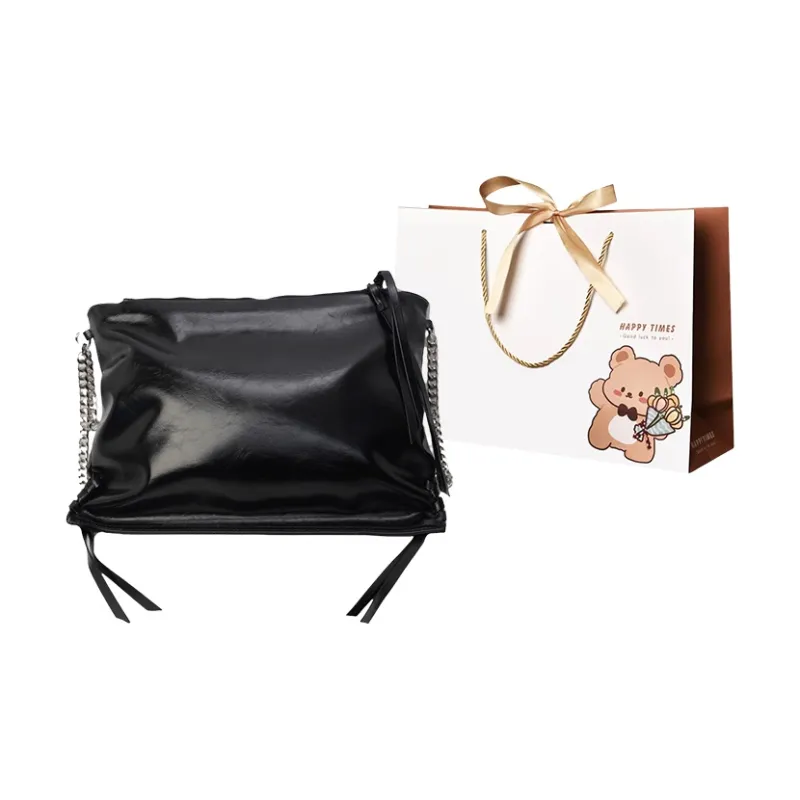 ERANGBEAR PU Fashion Versatile Chain Crossbody Bag, Commute, One Shoulder Tote Regular Women's Multicolor-0