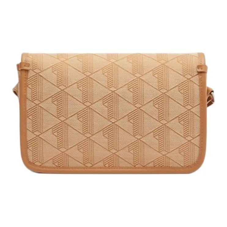 LACOSTE Polyester Shoulder Bag, Crossbody Bag Women's Orange-2
