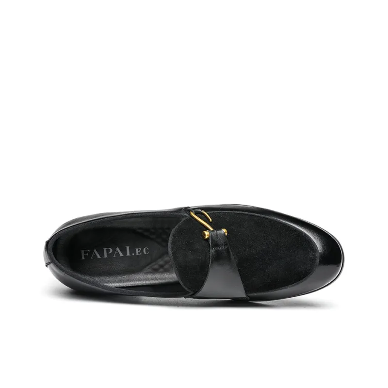 FAPAI Lazy Slip on Casual Shoes Men's Black-1