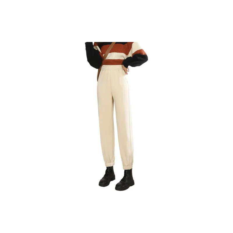 Weixi Casual Pants Women's Apricot-2