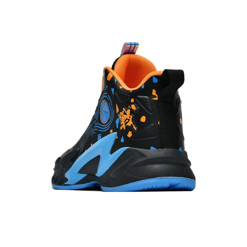 Wooden Rabbit Anti Slip Wear Resistant High Top Basketball Shoes Unisex-3