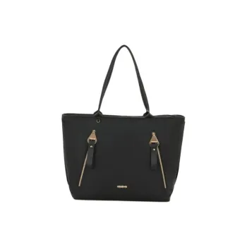 AMERICAN TOURISTER Polyester Tote Bag, Shopping Bag, Handbag, Shoulder Bag Large Size Women's Black