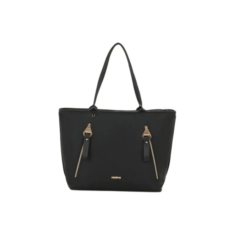 AMERICAN TOURISTER Polyester Tote Bag, Shopping Bag, Handbag, Shoulder Bag Large Size Women's Black-0