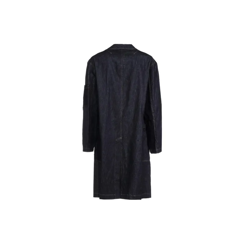 Yohji Yamamoto S'YTE FW24 Coat Unisex Indigo-2