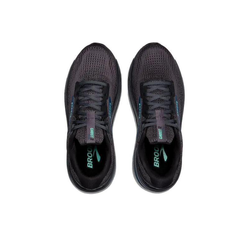 Brooks Ghost Ma Anti Slip And Wear Resistant Lightweight Low Top Running Shoes Men's Black-3
