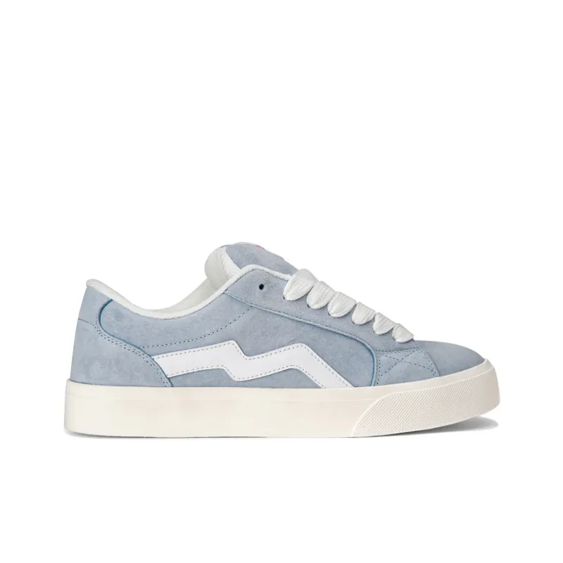 BXGY Coverage Anti Slip And Wear Resistant Low Top Skateboard Shoes Unisex Light Blue-1