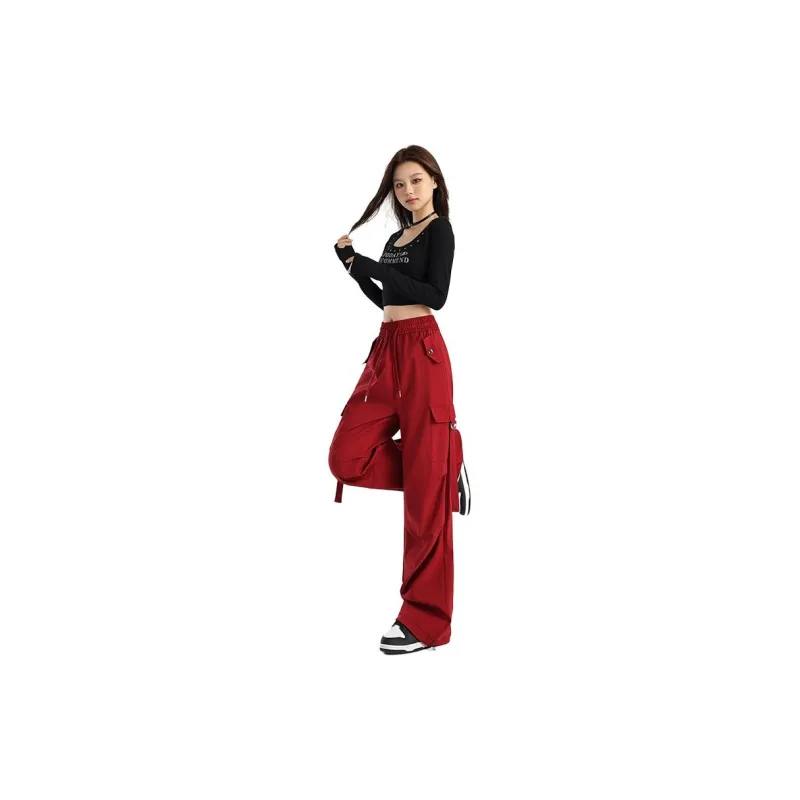 MPOX Jeans Women's Red-3