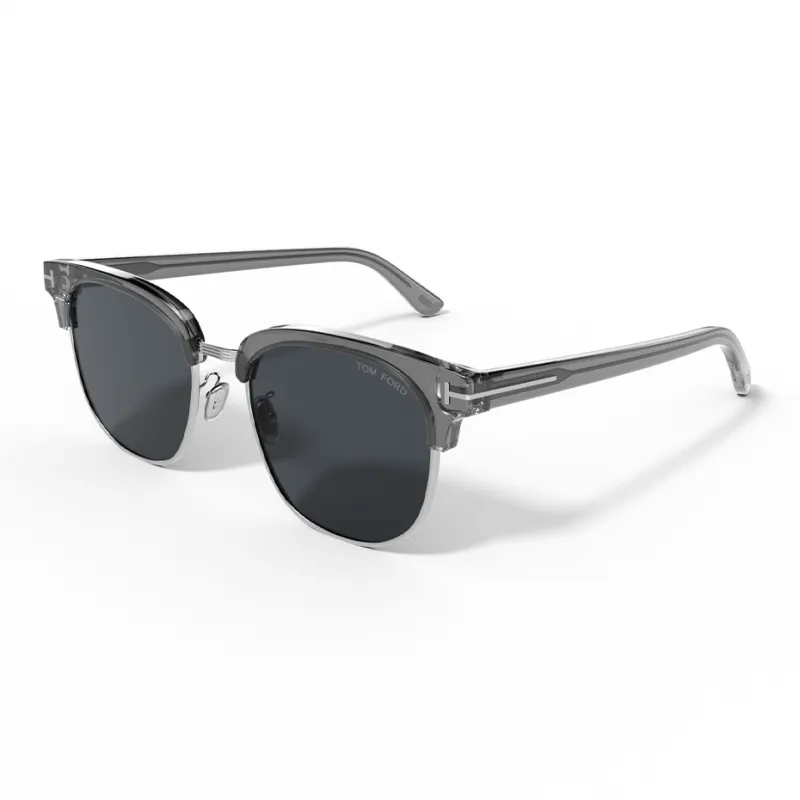 TOM FORD Plate Alloy Frame Browline Sunglasses Unisex-3