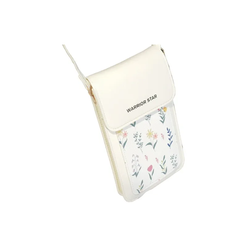 Warrior PU Cell Phone Pouch Regular Unisex Black/White-4