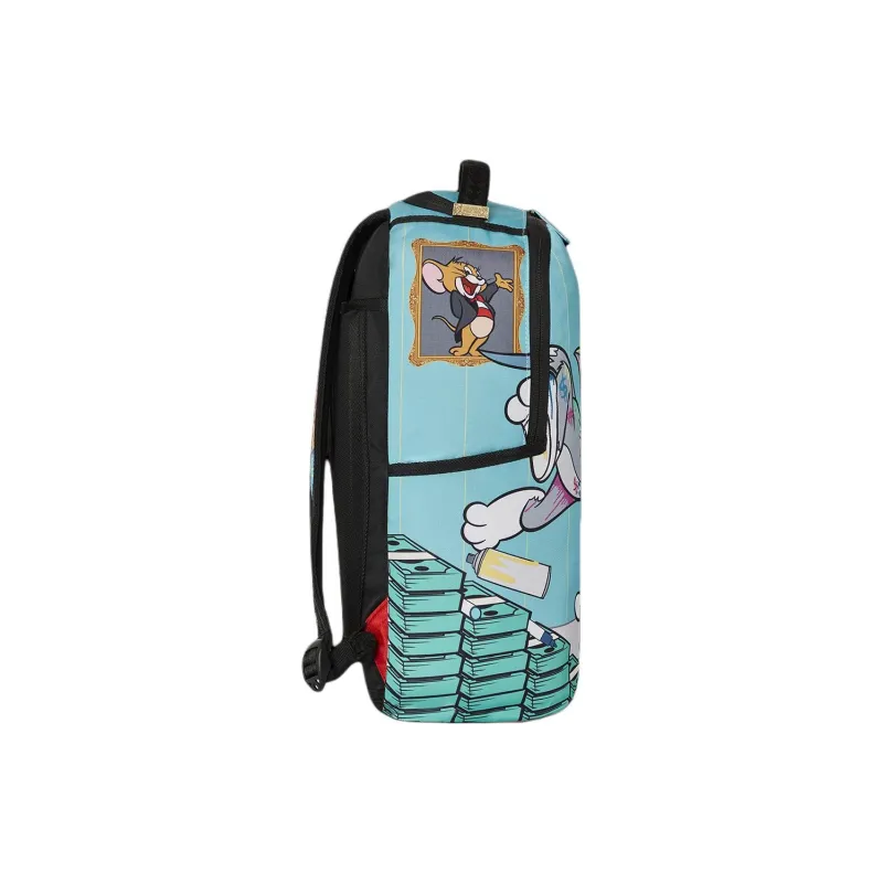 SPRAYGROUND Polyester Fabric Backpack Unisex Sky Blue-3