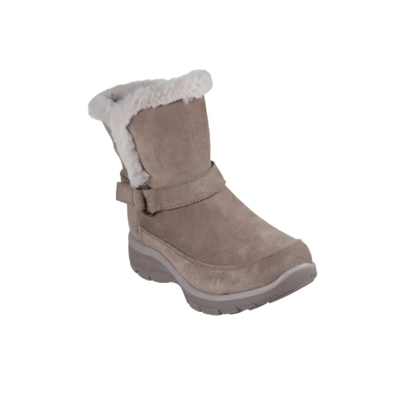 Skechers Slip Ins Ankle Boots Women's Dark Taupe Umber-2