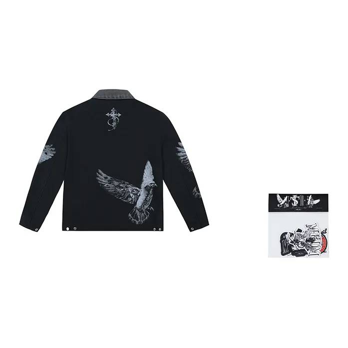 Stk Small Town Kid X MR.ENJOYDA MONEY Jackets Unisex Black-1