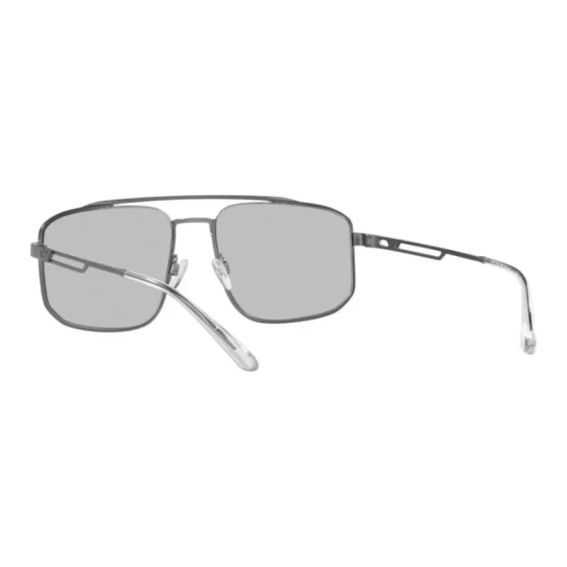 EMPORIO ARMANI Metal Aviator Sunglasses Men's Gray-4