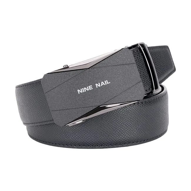 NINE NAIL Cow Leather Leather Belts Men's Width  3.5cm-0