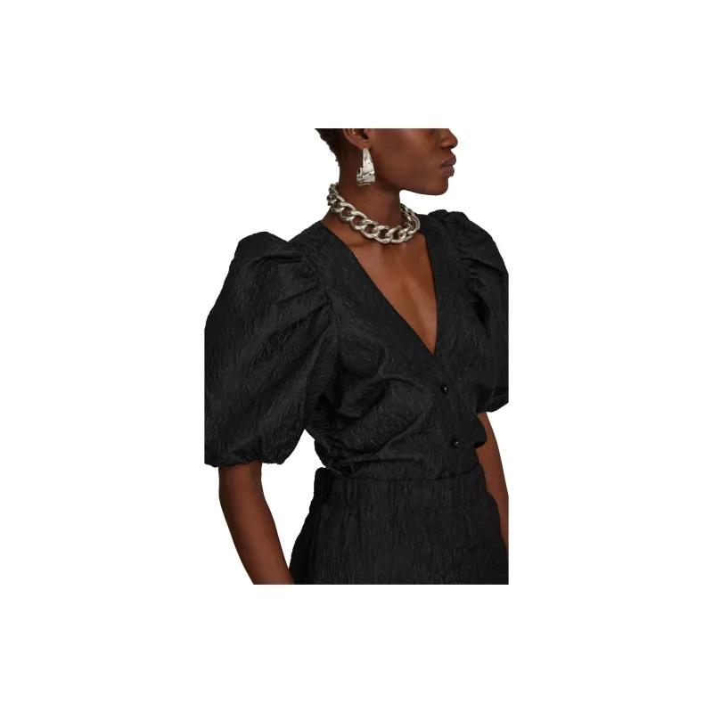 GANNI Shirts Women's Black-4