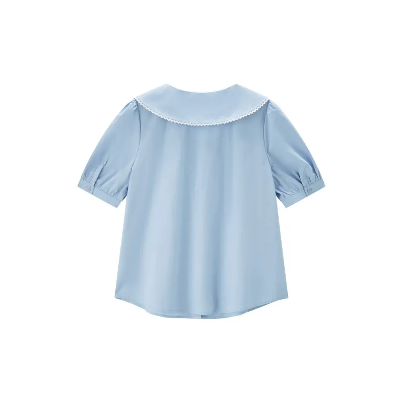 UNIQLO Shirts Women's 14 Sky Blue-1
