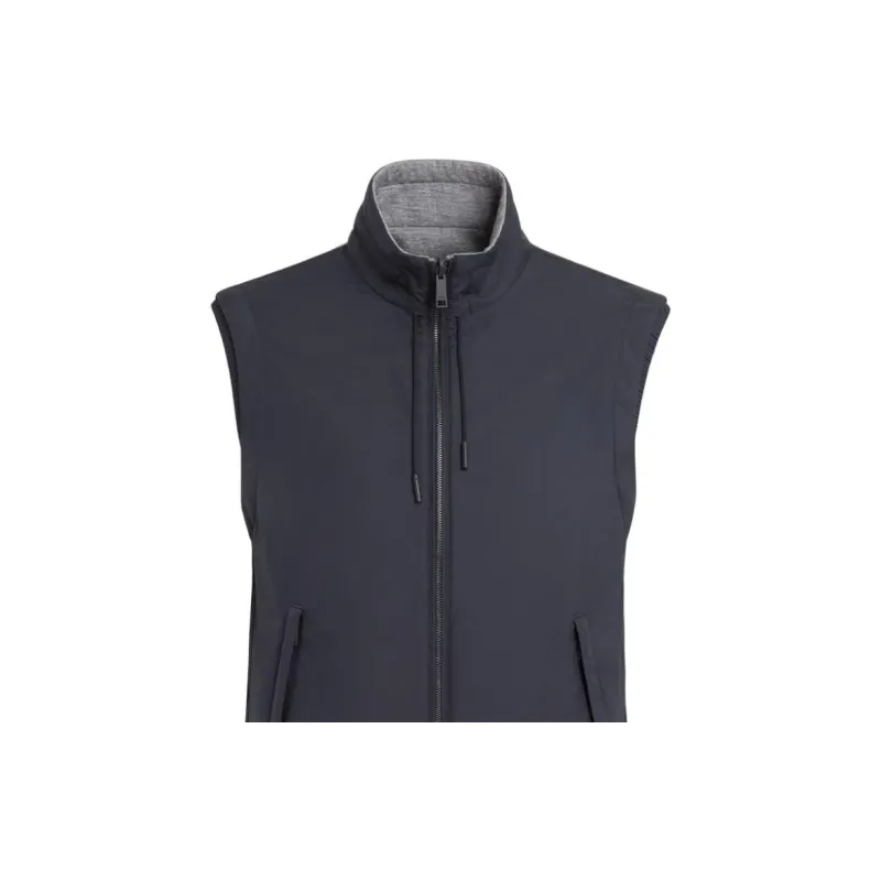 Ermenegildo Zegna Reversible Brezza Vest-4