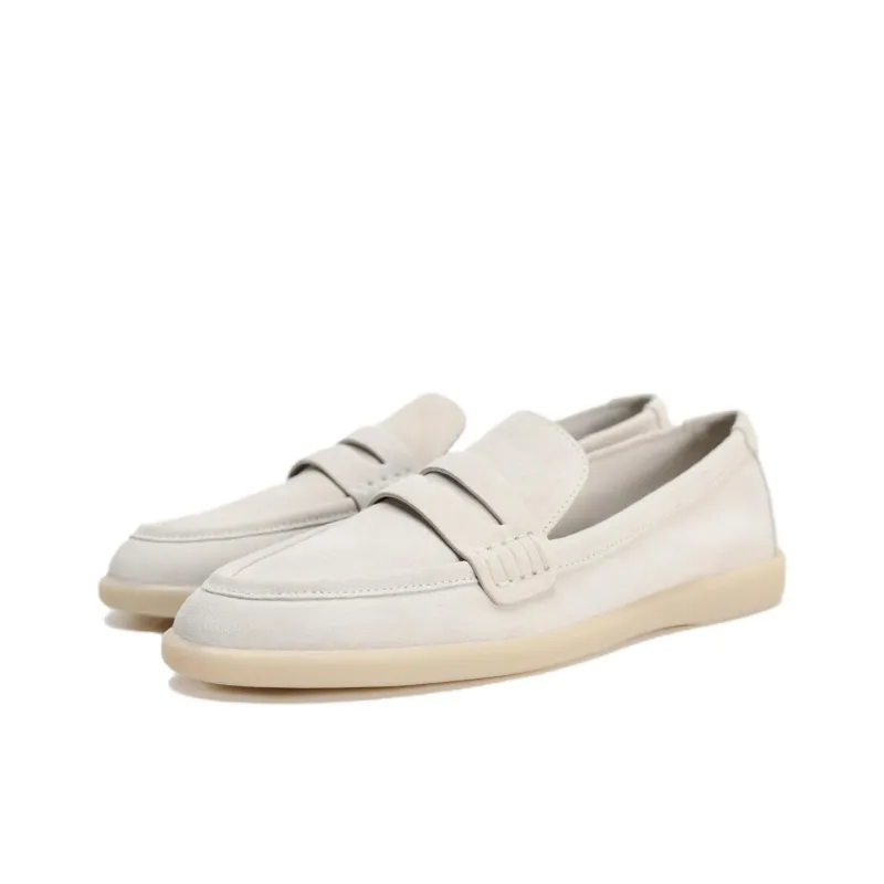 ZARA Loafers 2.5cm Women's Ecru-3