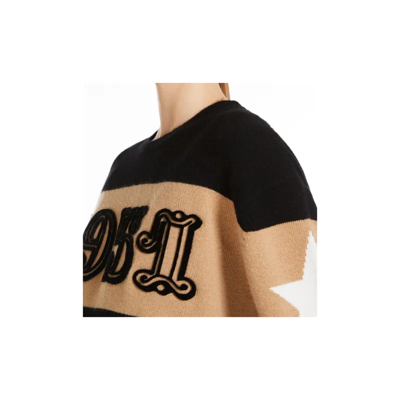 MaxMara Striped Knitted Jumper-4