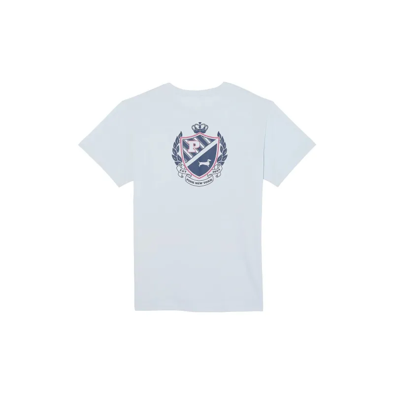 Victoria's Secret T-Shirt Women's Hydrangea Blue Back Crown-1