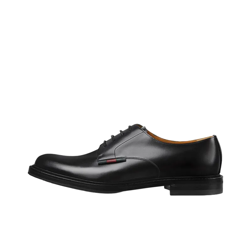 GUCCI Dress Shoes Men Low Top Black-0