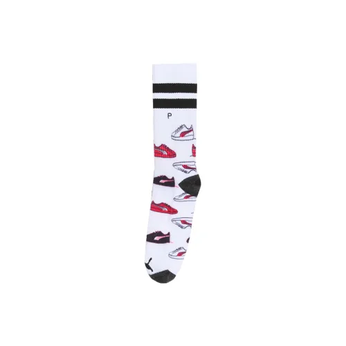 PUMA Calcetines Largos De Felpa Con Logo De Gamuza Para Hombre 1 Par