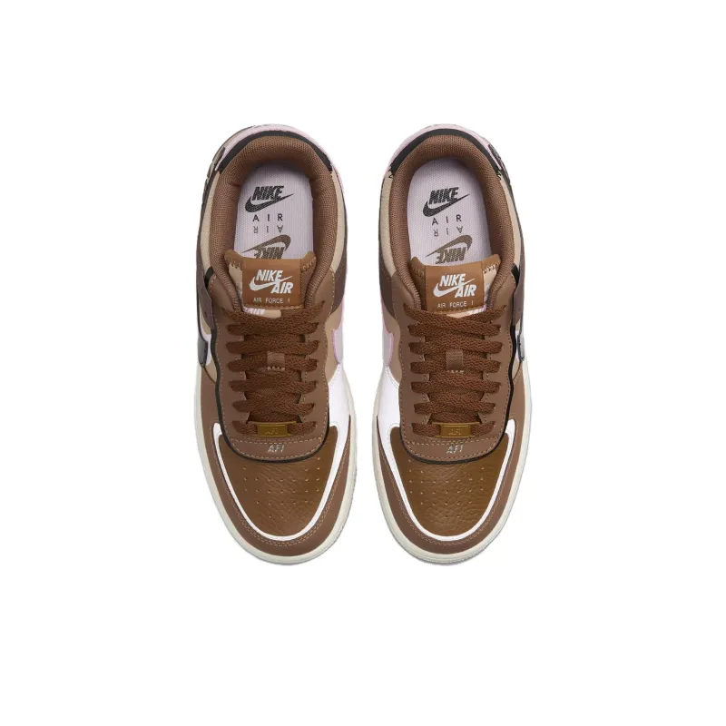 Nike Air Force 1 Low Shadow Light British Tan Pink Foam Women's-3