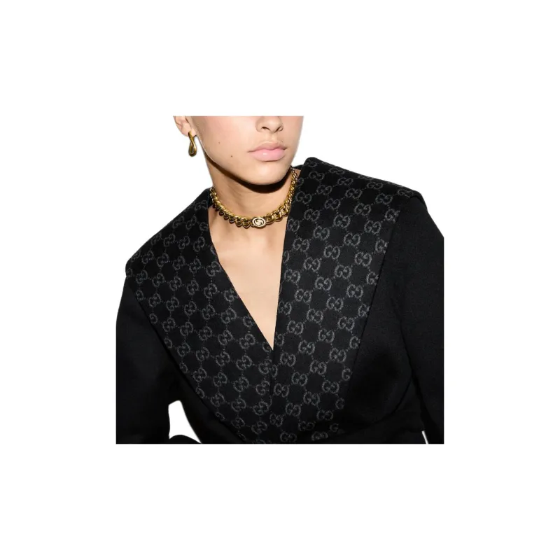 GUCCI Gg Reversible Coat-6