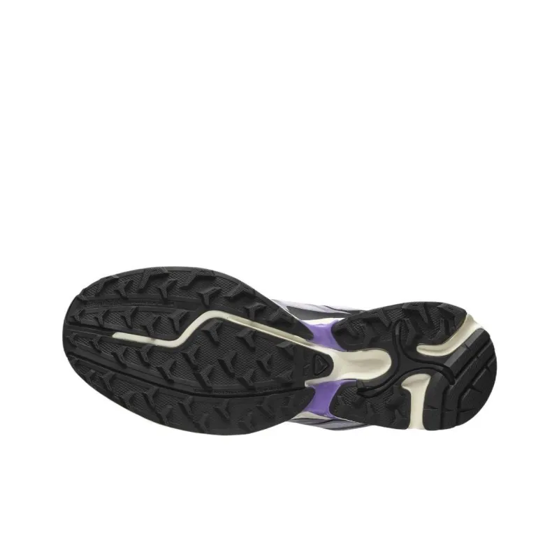SALOMON XT Pathway Shock Absorbers With Slip Resistant Features Low Top Running Shoes Unisex Purple Silver-3