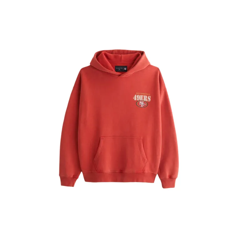 Abercrombie＆Fitch Sweatshirts Men Red-1
