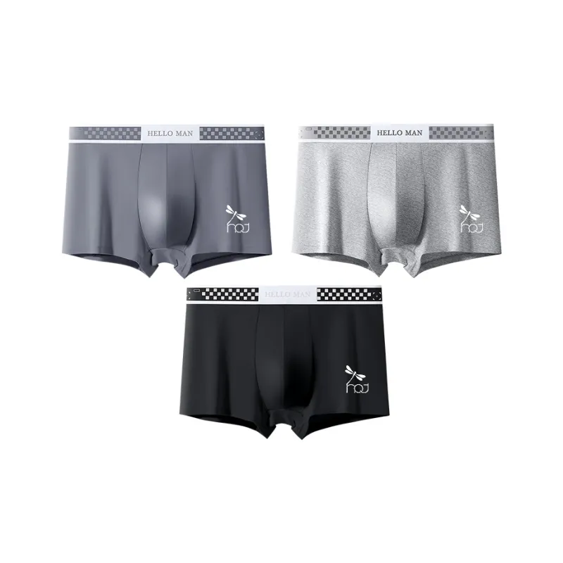 RED DRAGONFLY Cotton Panties Men's Gift Box Set 3 Pack-10