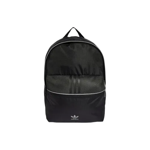 Adidas Originals Polyester Backpack Unisex Black & Reflective Silver