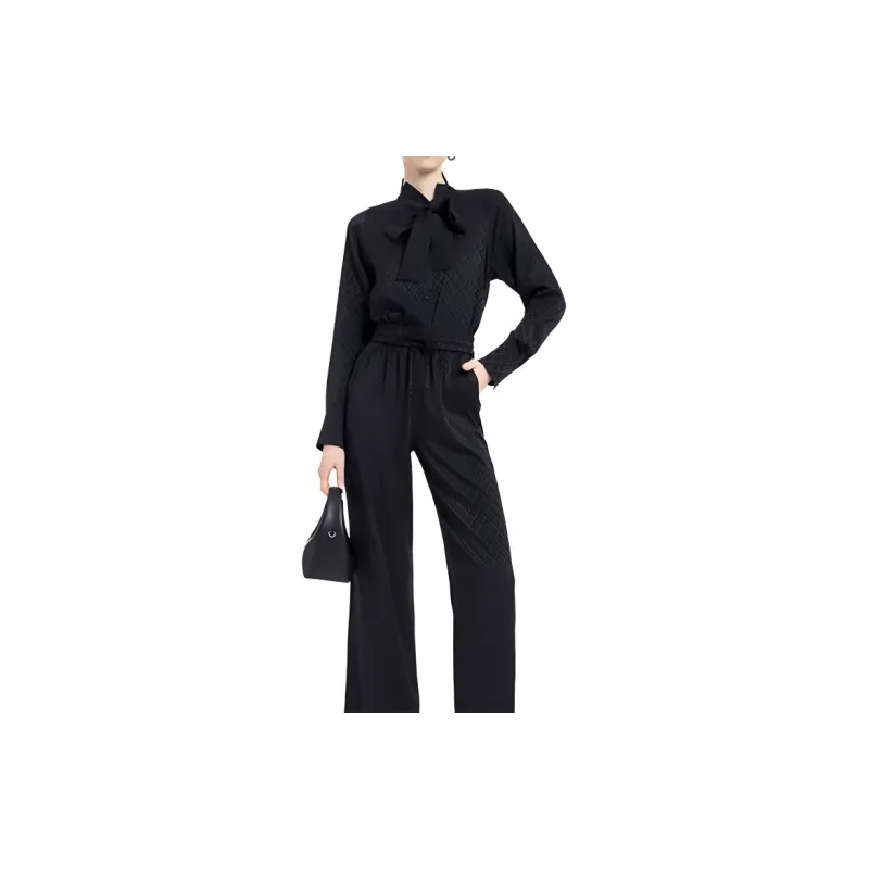 BESIONIA FW23 Casual Pants Women's Black-3