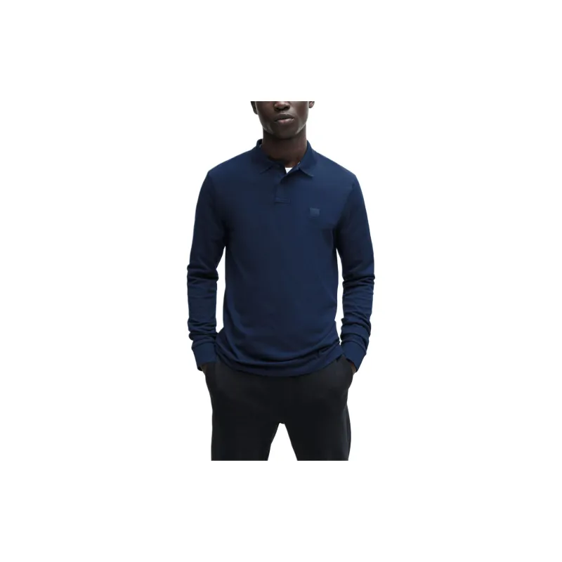 HUGO BOSS Logo Patch Slim Fit Polo Shirt-3