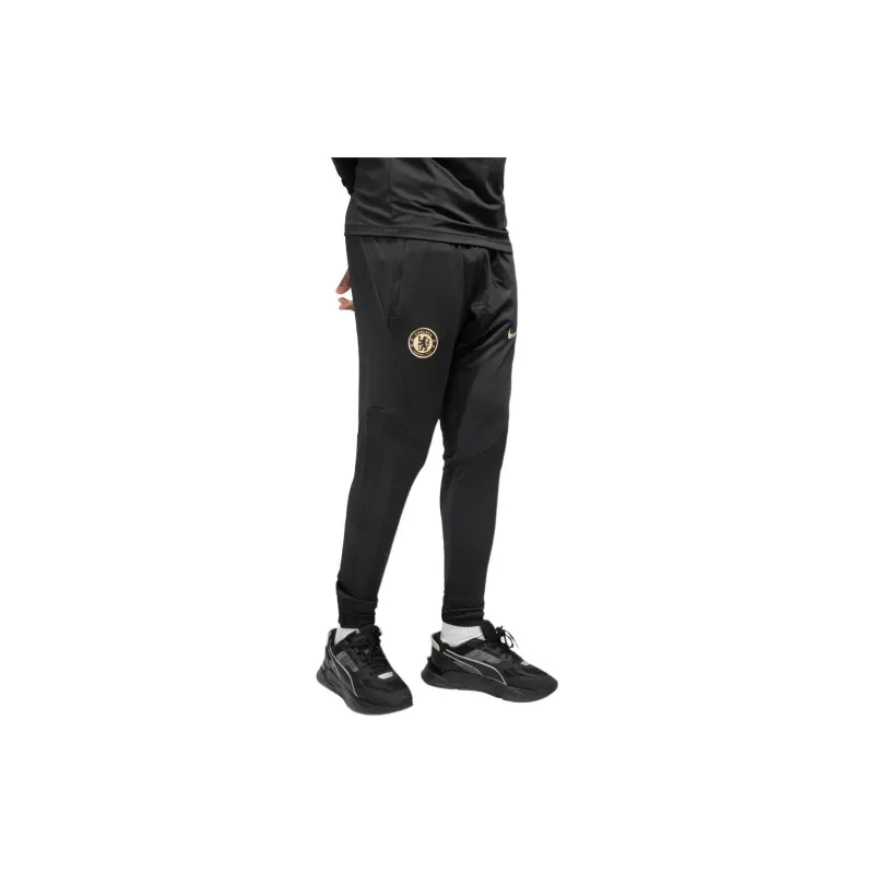 Nike ChelseaDri Fit Soccer Bottoms Men's Black/Gold-1