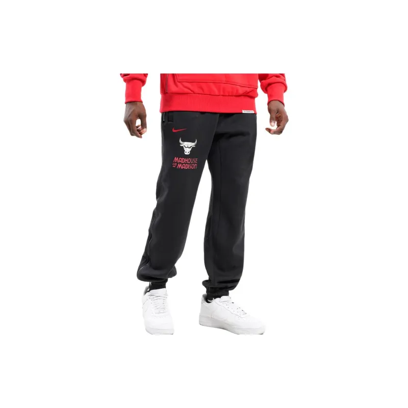 Nike Chicago Bulls Standard Issue 2023/24 City Edition Basketball Shorts Men's Black-3