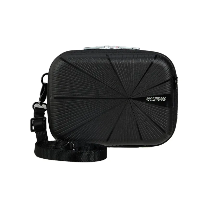 AMERICAN TOURISTER Polypropylene Shoulder Bag, Crossbody Bag Unisex Black-0