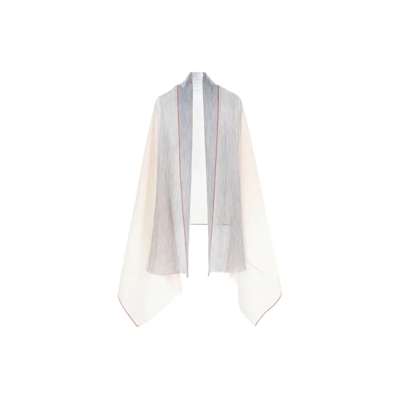 Shanghai Story Sheep Wool Knit Scarves Women's 7 Colors Available For Selection-13