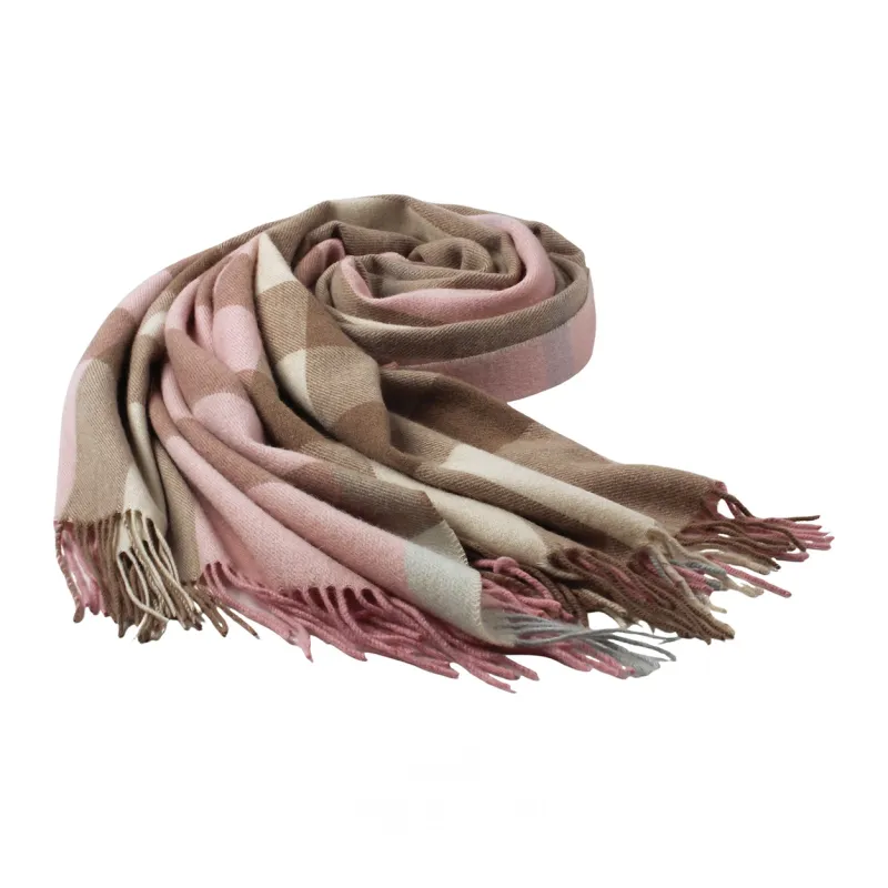 Shanghai Story Wool Blend Knit Scarves Women's 4 Colors-2