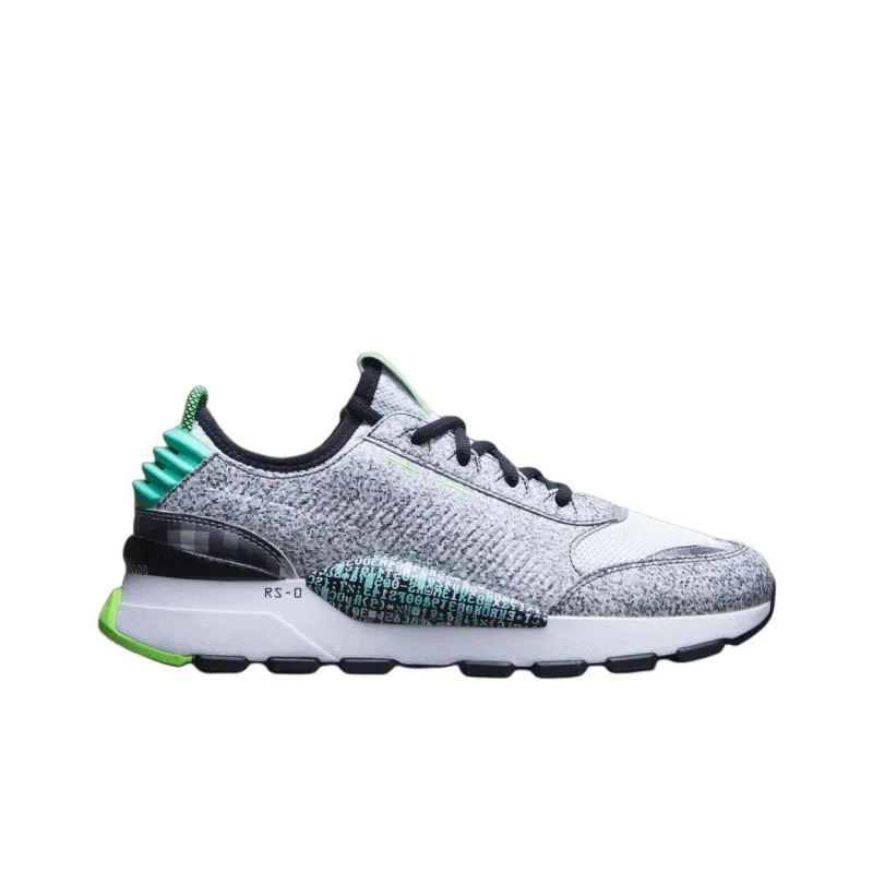 PUMA RS-0 Anti-Slip Wear-Resistant Low-Top Casual Shoes Men's Gray-1